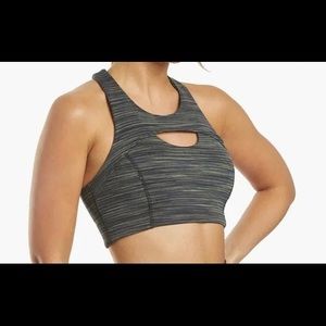 NEW with tags Free People black combo strut bra, size S